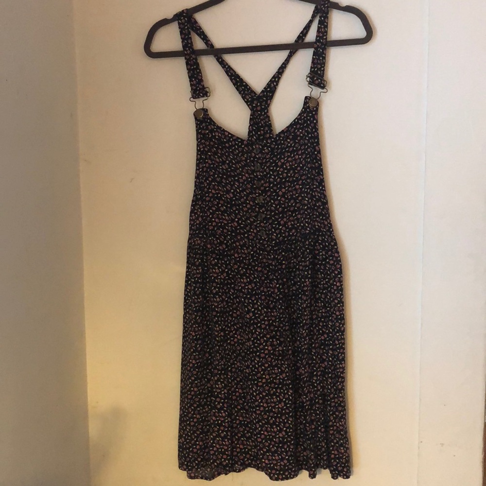 Floral overall dress